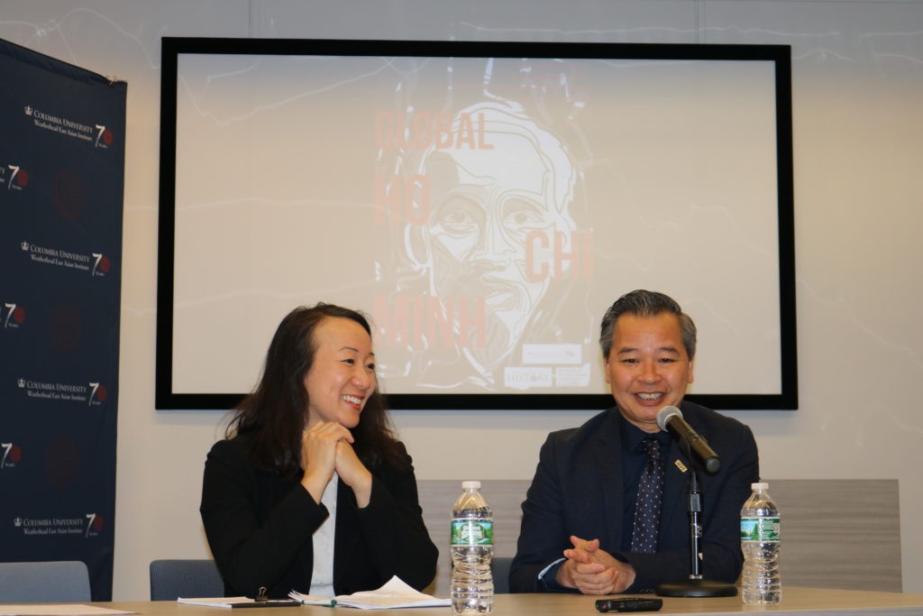 Columbia Professor Lien-Hang Nguyen and Vietnam National University Professor and Rector Pham Quang Min image
