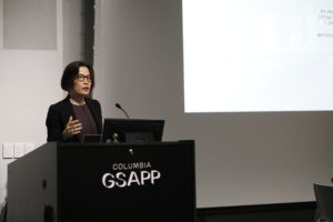 Weiping Wu, Professor and Director of the Urban Planning Program at Columbia University, marked the end of the forum with her talk “Paying for Urban Infrastructure: Land Finance and Impacts.” image