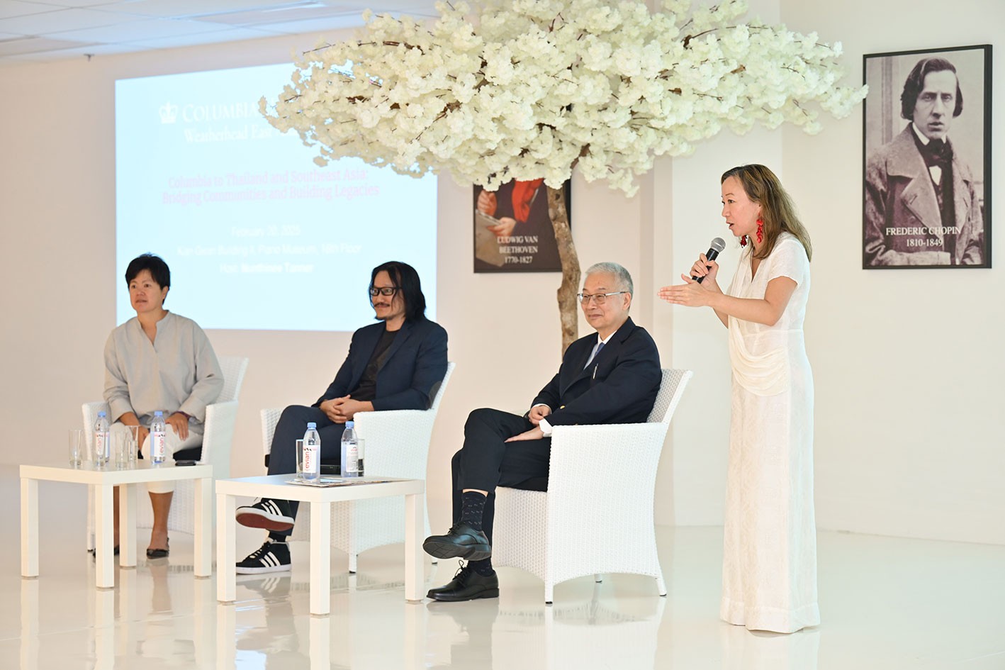 L to R: Daryl Yeap, Tony Bui, Jim Cheng, and Lien-Hang T. Nguyen in Bangkok on Feb. 20, 2025