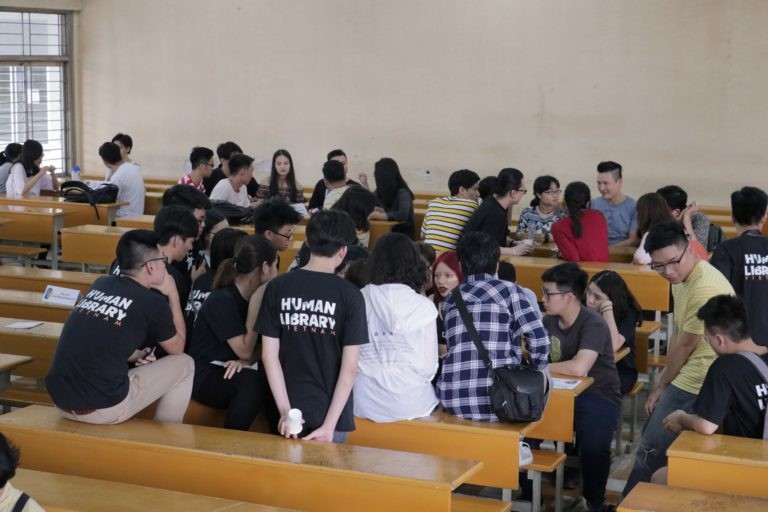 Human books share their stories with groups from Human Library image