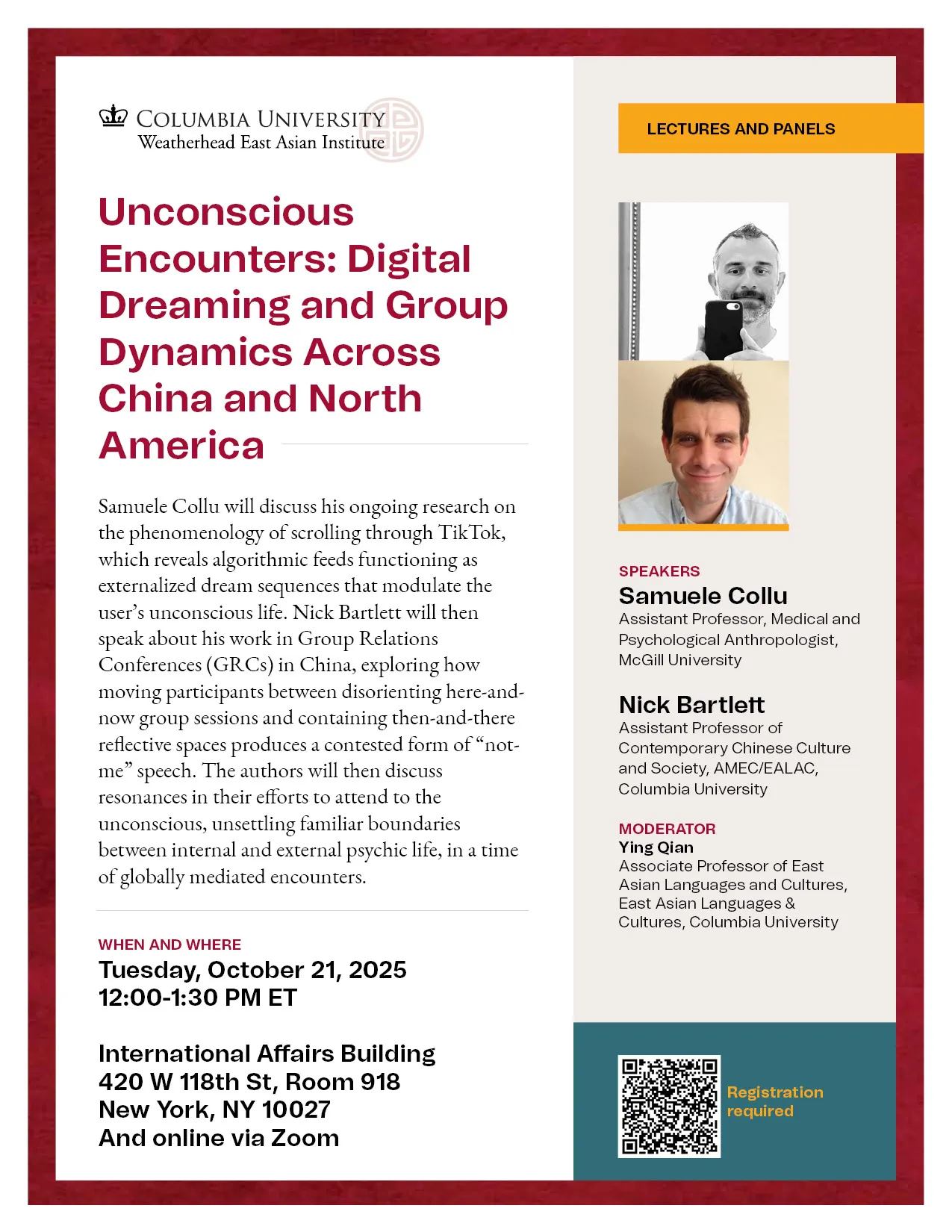 Event flyer