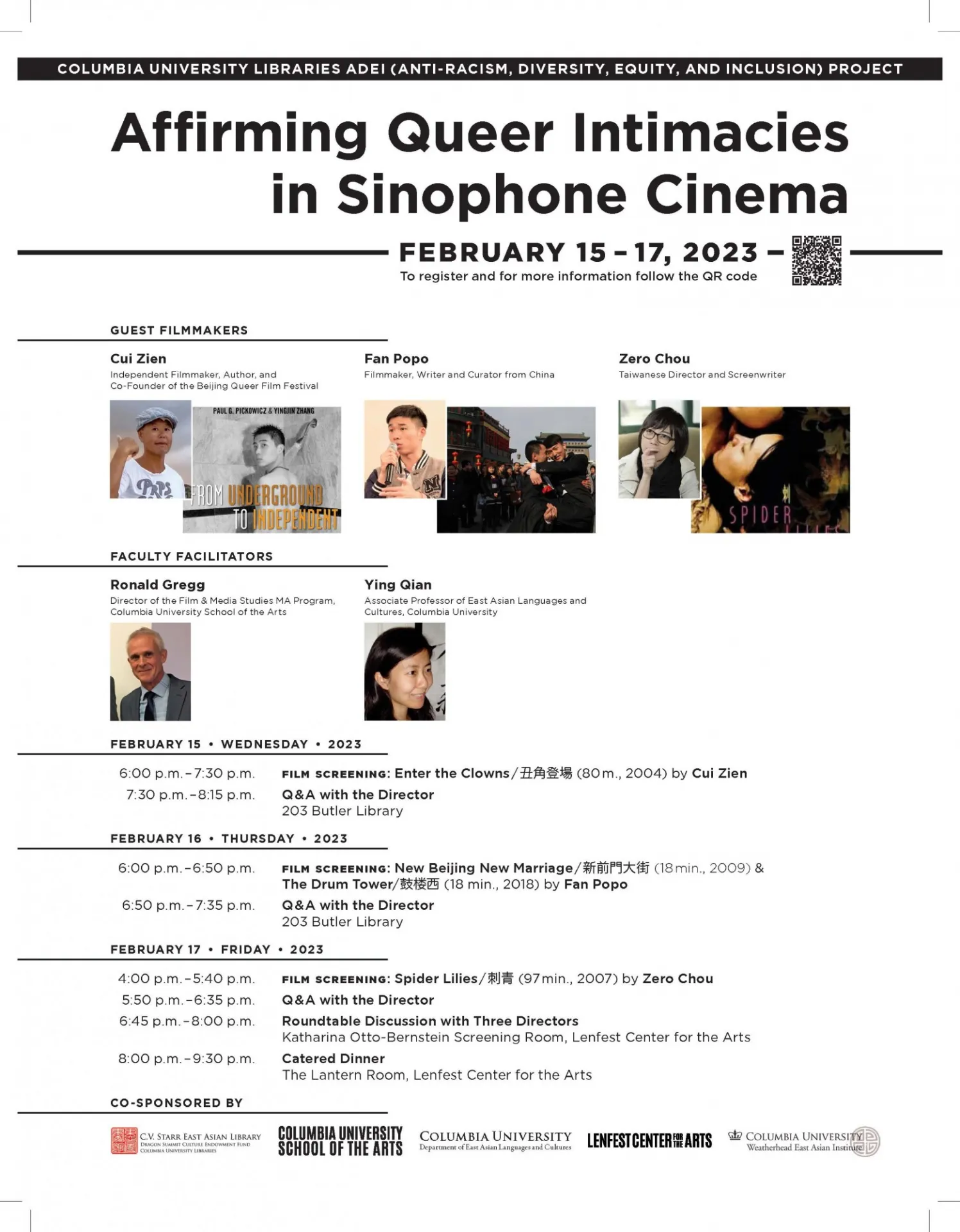 Poster for event