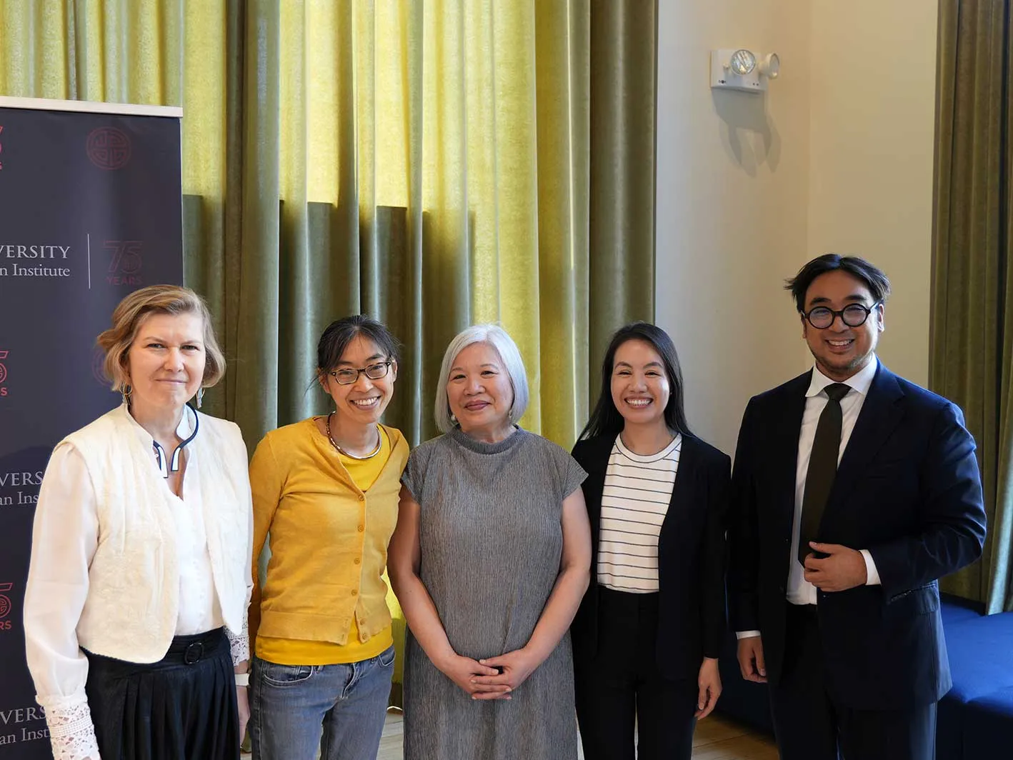 L to R: Olga Dror, Nu-Anh Tran, Thuý Đinh, Trinh Luu, and John Phan