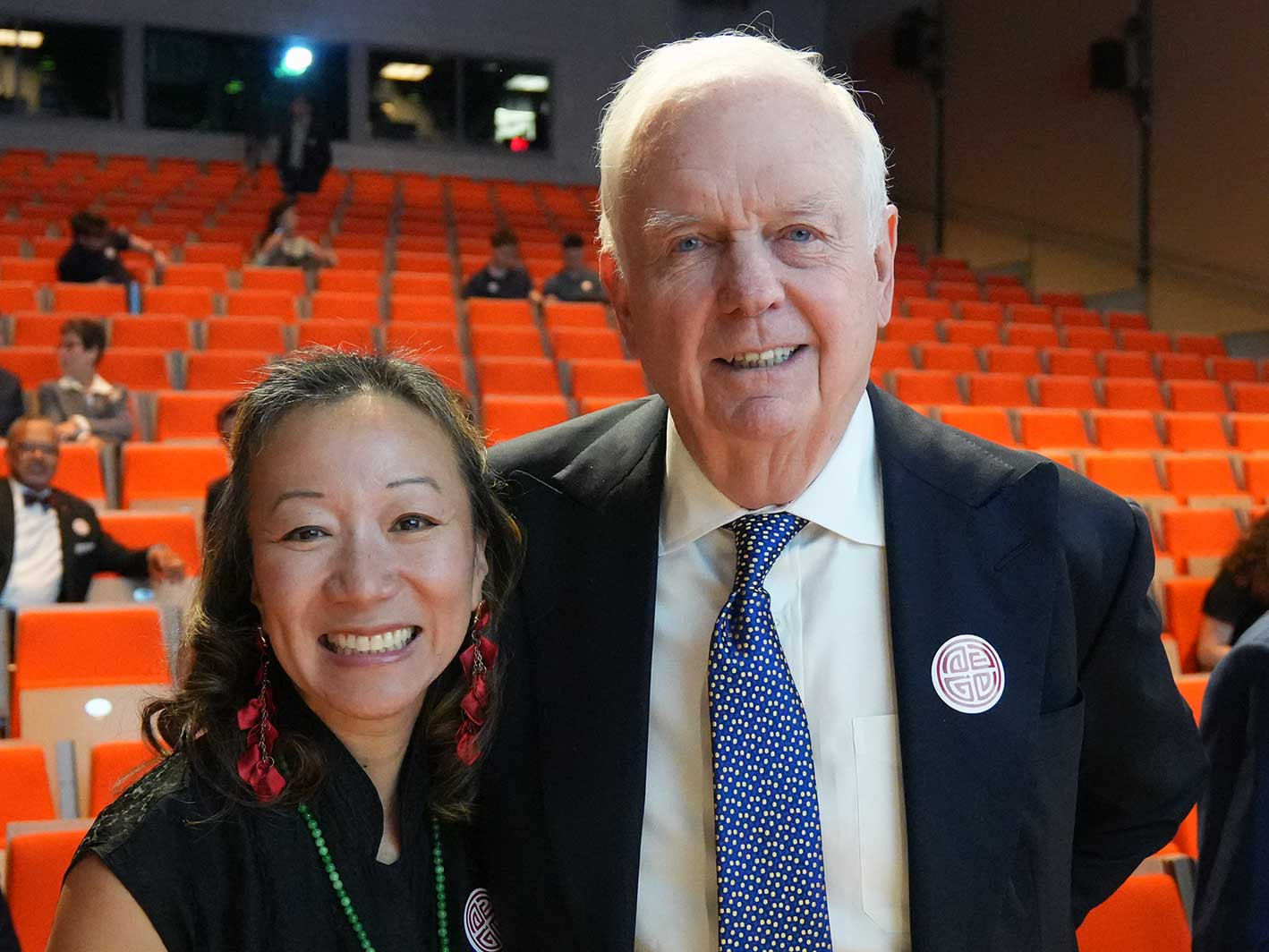 WEAI Director Lien-Hang Nguyen and Senior Advisor for Vietnam Thomas J. Vallely on May 1. Lien-Hang Nguyen and Thomas Vallely