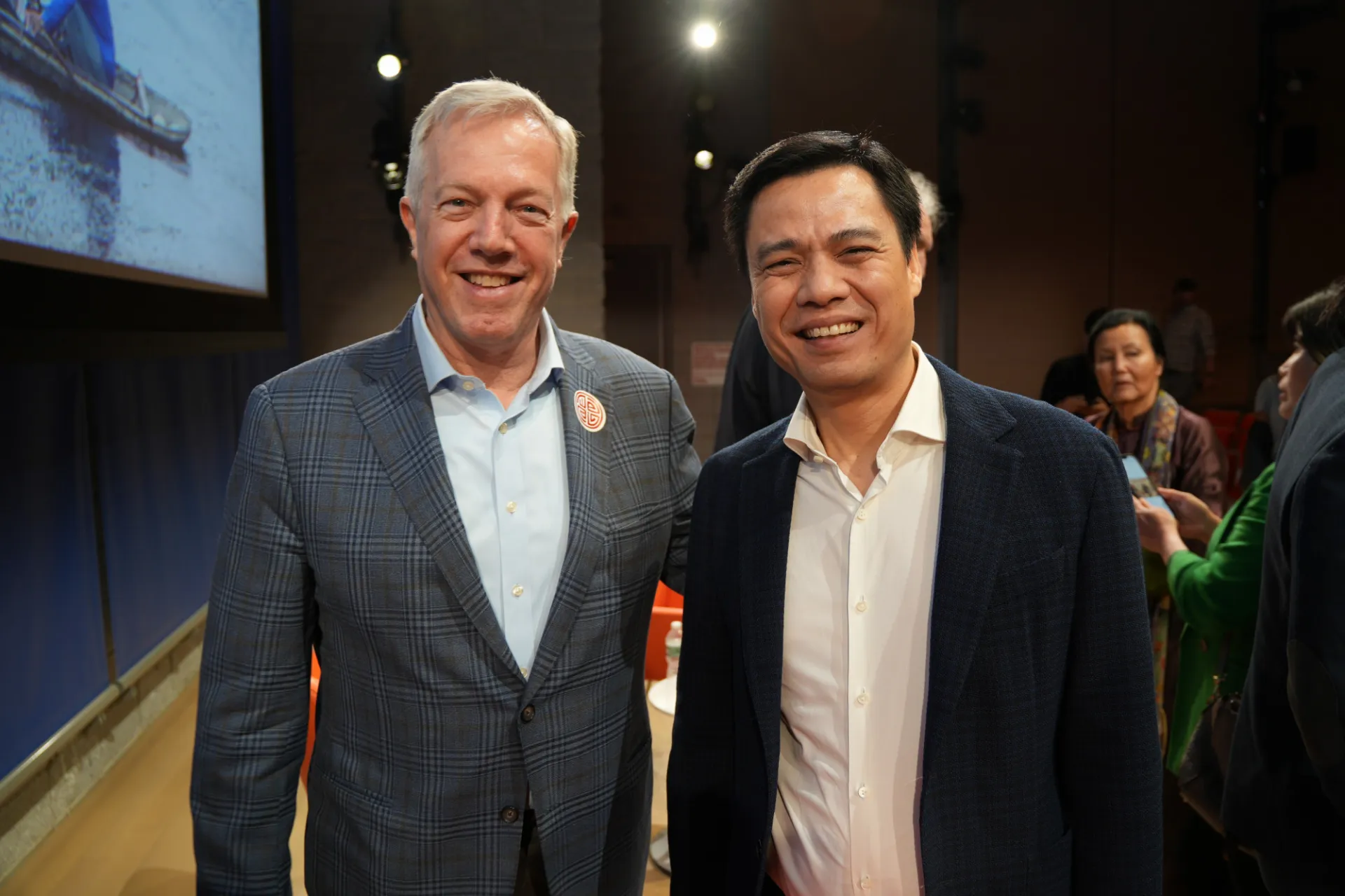 Ted Osius, former U.S. Ambassador to Vietnam, and Dang Hoang Giang, Permanent Representative of Vietnam to the UN, on May 2, 2025