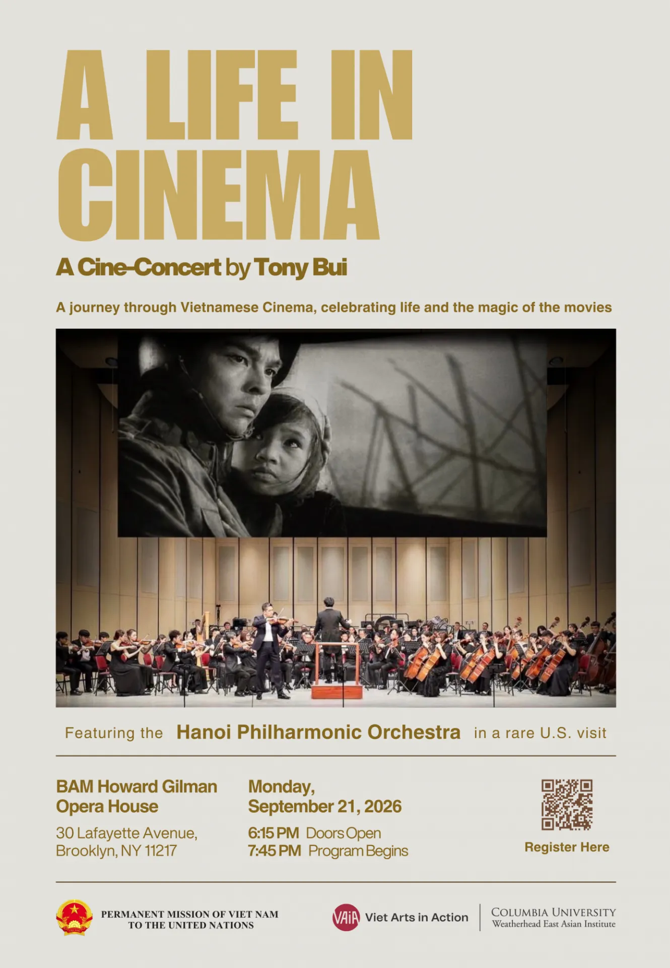 Sep. 21 "A LIfe in Cinema" flyer