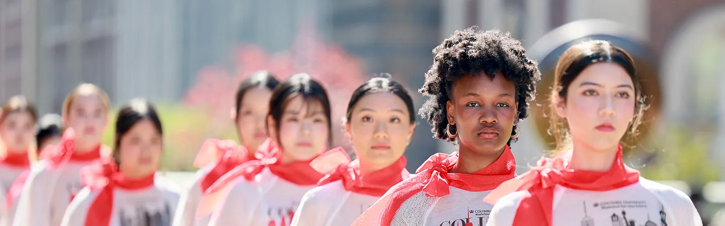 Minh Hanh fashion show on Columbia campus, 10/03/25