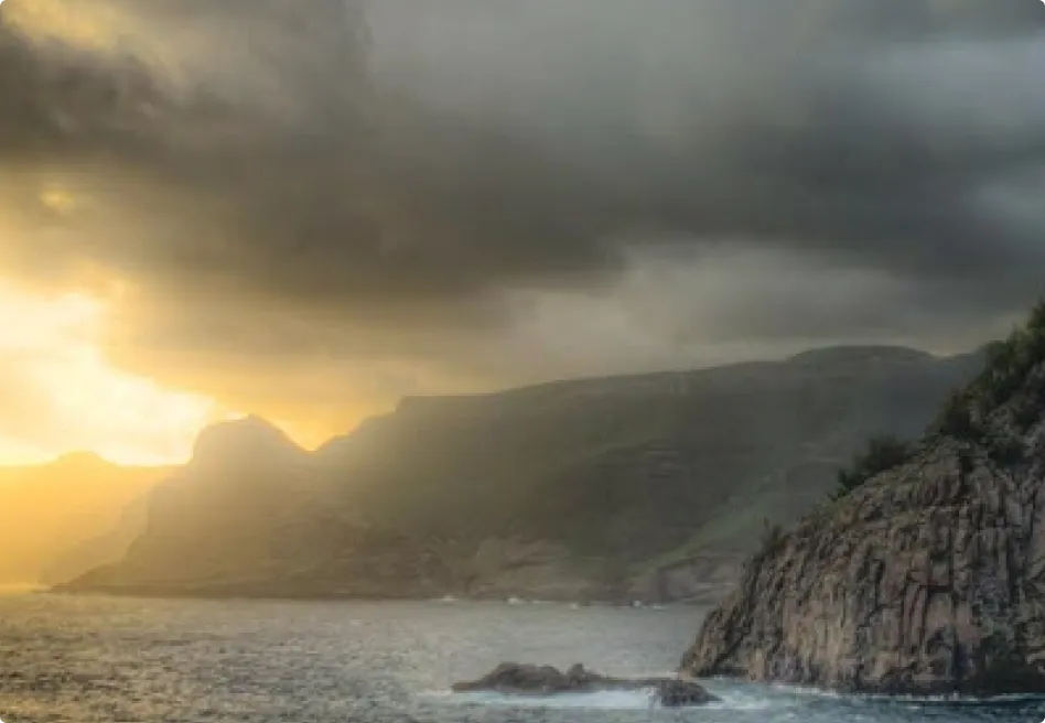 Coast in a storm