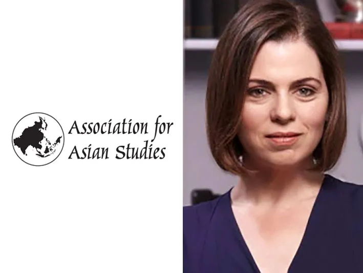 AAS logo and Sarah Kovner 