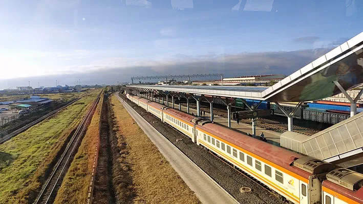 Nairobi Standard Gauge Railway train station, 2024 (Ravi Dwivedi via Wikimedia Commons)