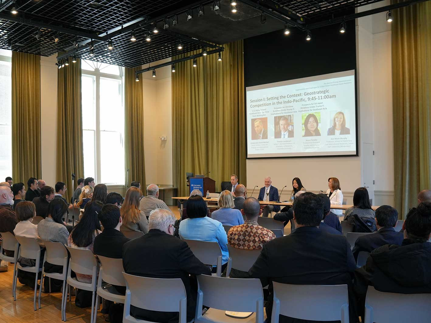 Session I of the March 27 conference on U.S.-Southeast Asian relations