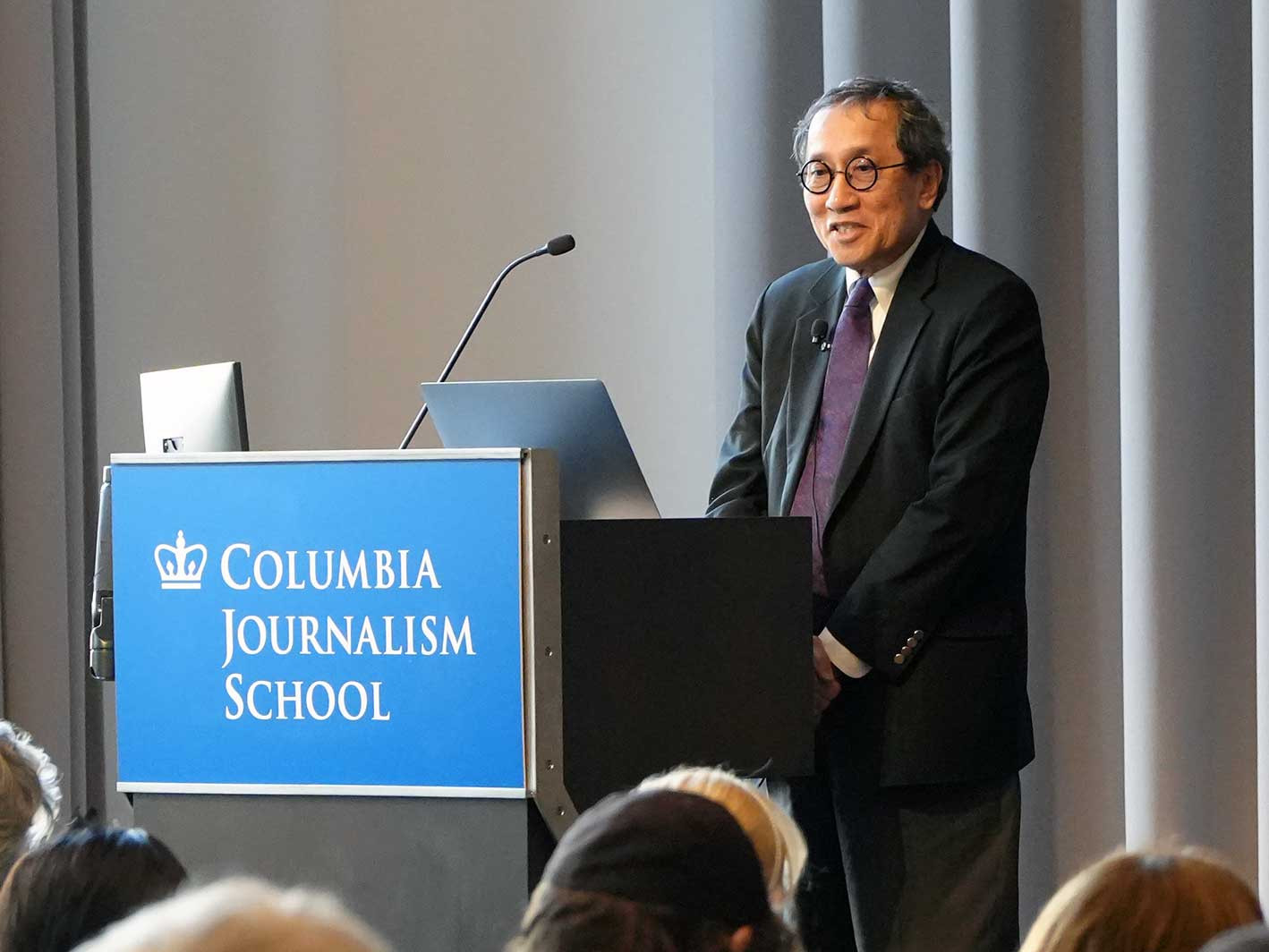 Bilahari Kausikan at Columbia University on April 8, 2025