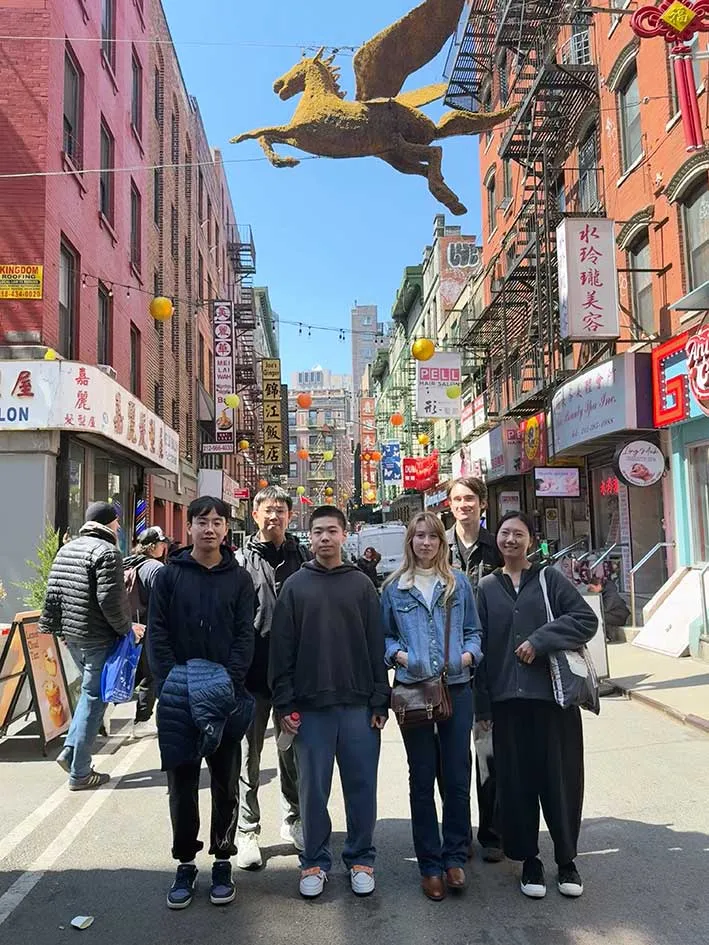 MARSEA tour group in Chinatown, NYC