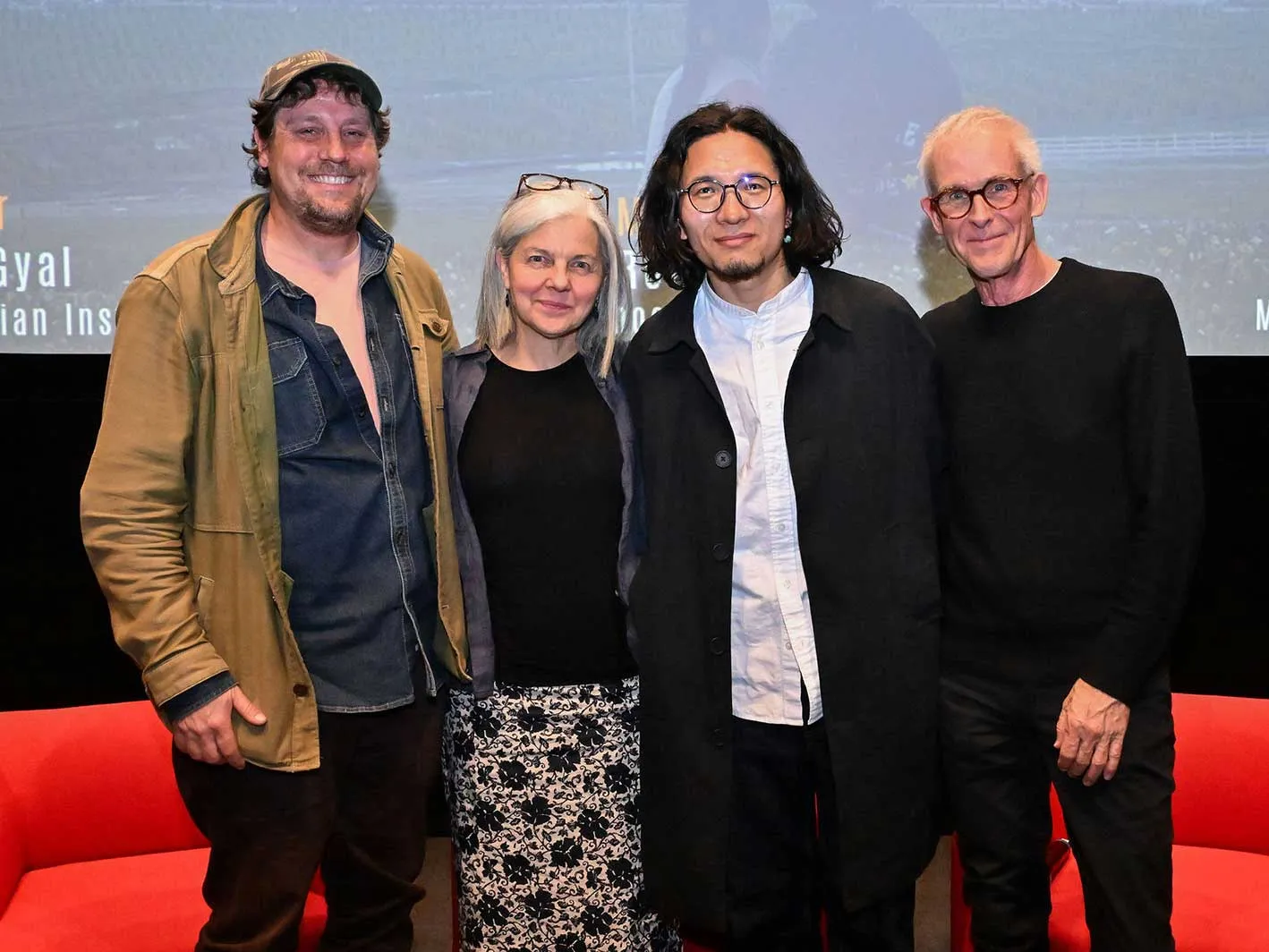 L–R: Nelson Walker, Lauran Hartley, Khashem Gyal, and Ron Gregg. (Diane Bondareff Photography)