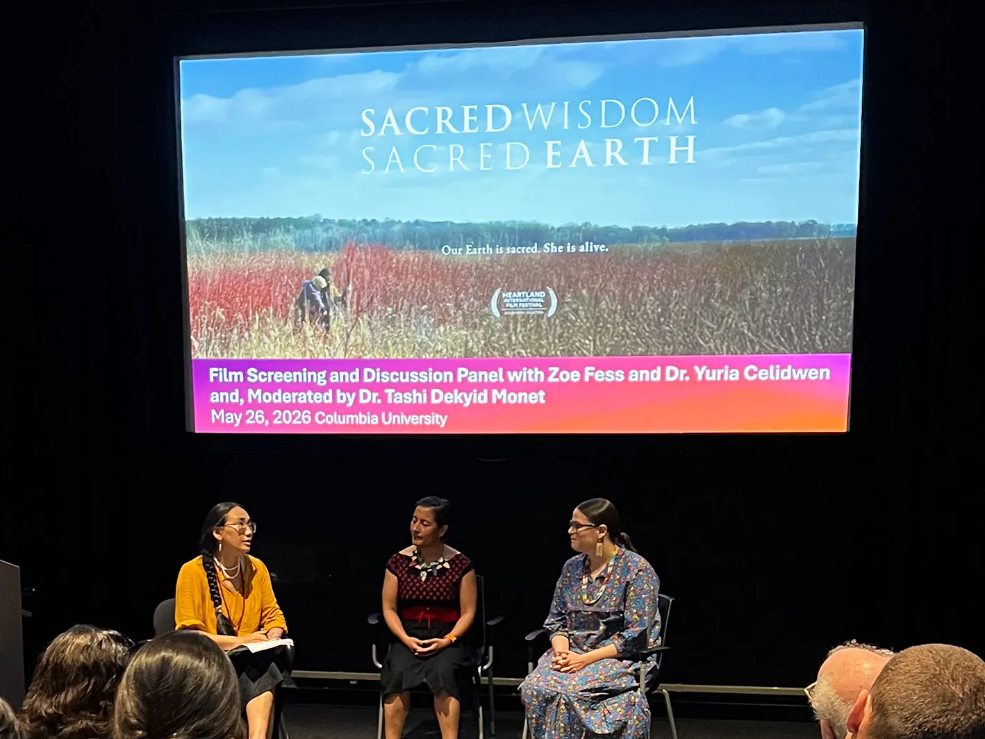 "Sacred Wisom, Sacred Earth" screening on May 26, 2026