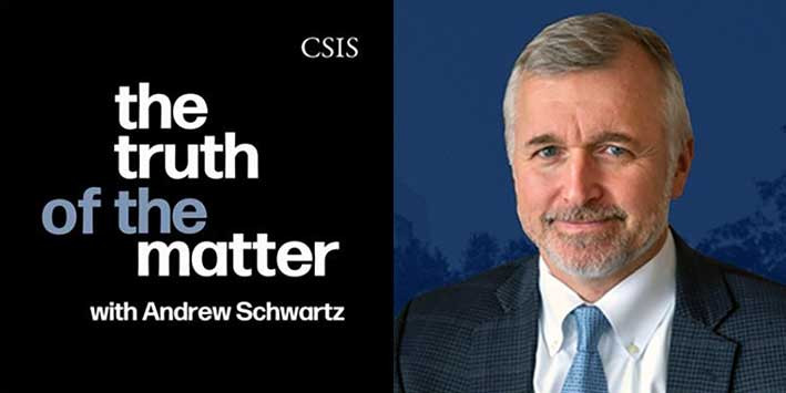Tom Christensen and "the truth of the matter" podcast banner