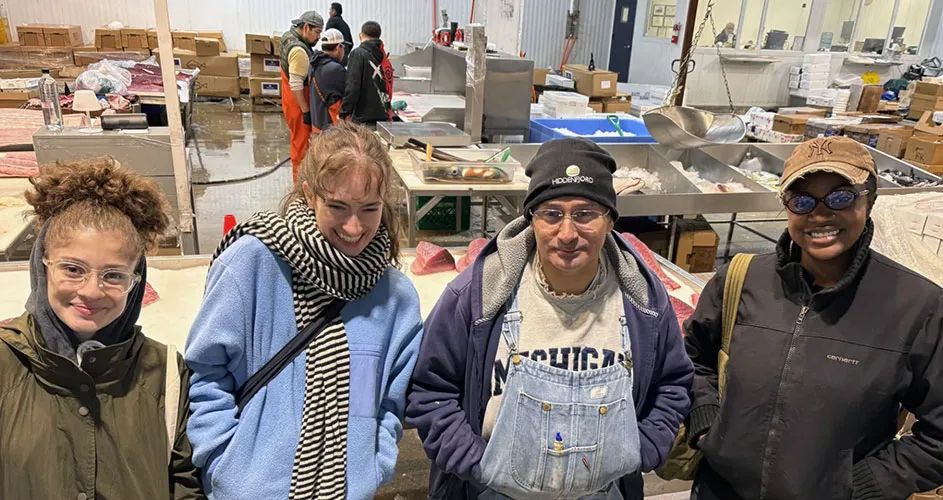 Fulton Fish Market group photo