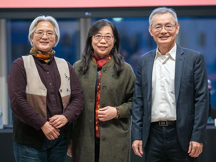 L–R: Dr. Shen Yi-Ying, Hsiao Chu-chen, Ben Chen 