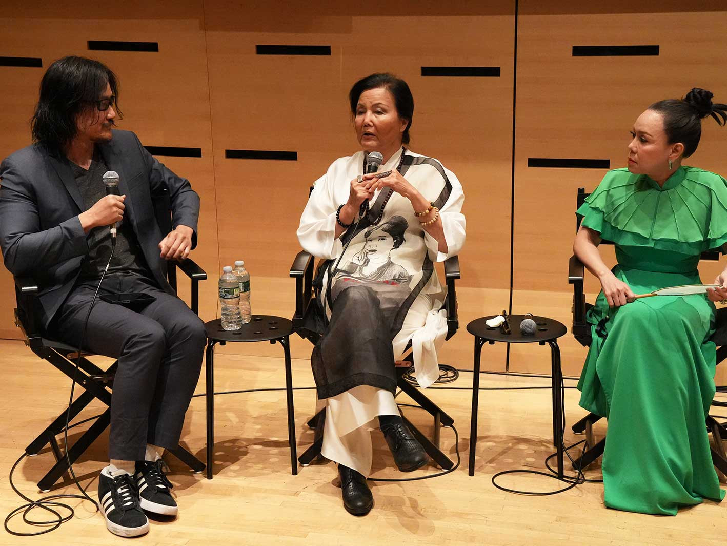 L to R: Tony Bui, Kieu Chinh, and Việt Hương on July 24, 2025