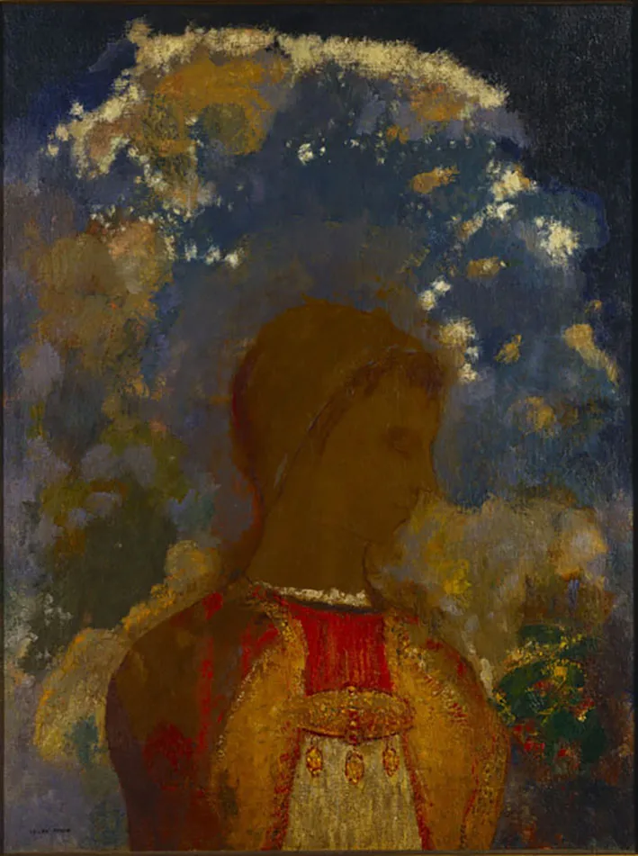 Odilon Redon, "Bouddha sans sa jeunesse" (1905), oil on canvas. (National Museum of Modern Art, Kyoto)